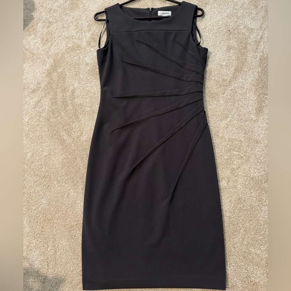 Calvin Klein Grey Midi Dress